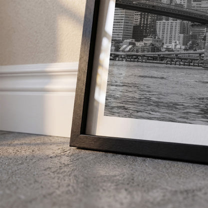 Detail van New York 1 Klassiek fotoposter en lijst - Zwart-Wit