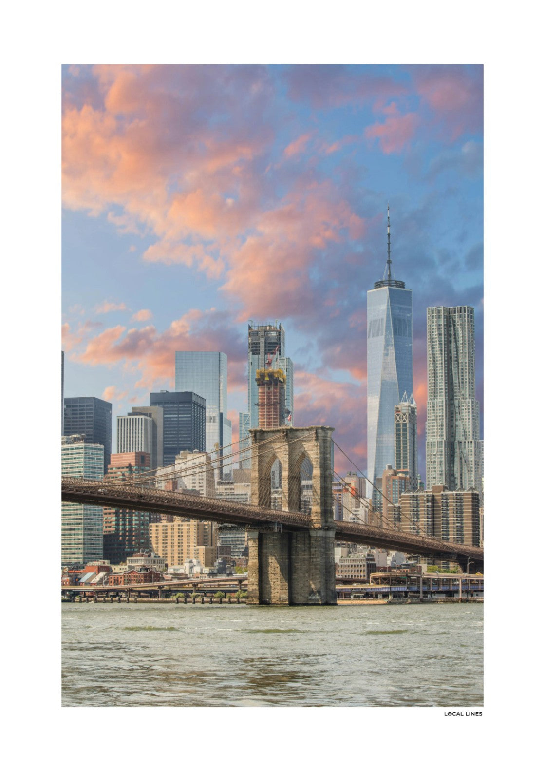 New York 1 Klassiek fotoposter zonder lijst - Kleur