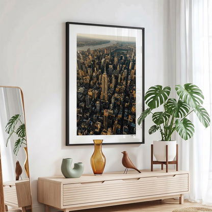 New York 2 Klassiek fotoposter in zwarte lijst - Kleur