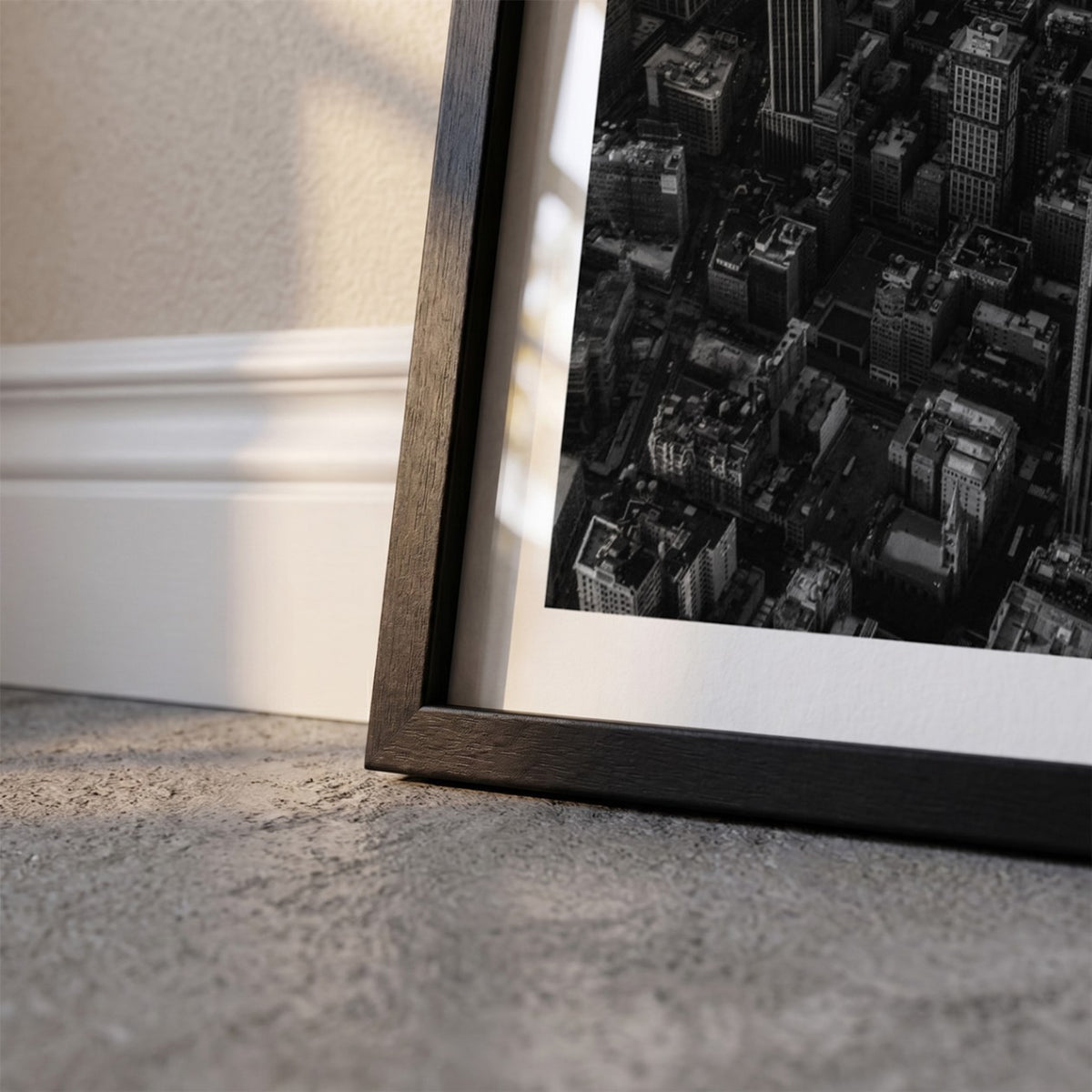 Detail van New York 2 Klassiek fotoposter en lijst - Zwart-Wit