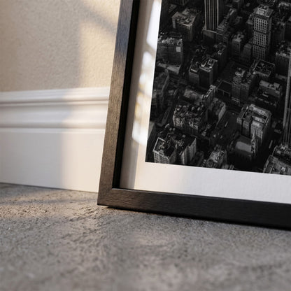 Detail van New York 2 Klassiek fotoposter en lijst - Zwart-Wit