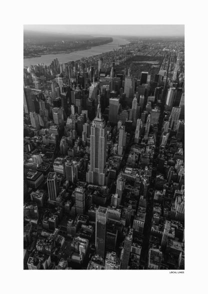 New York 2 Klassiek fotoposter zonder lijst - Zwart-Wit