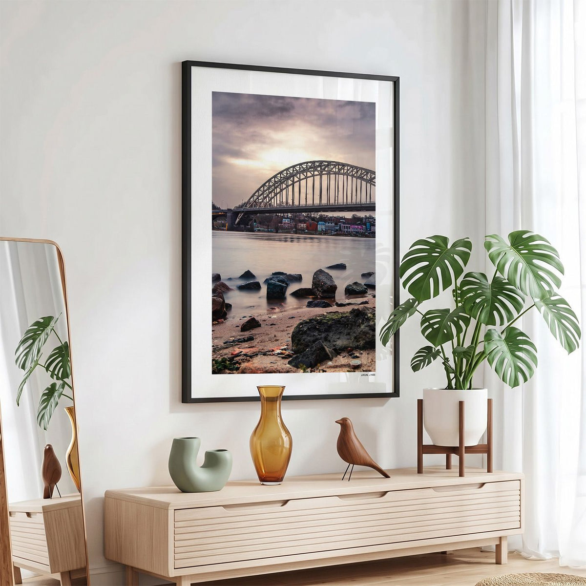 Nijmegen Klassiek fotoposter in zwarte lijst - Kleur