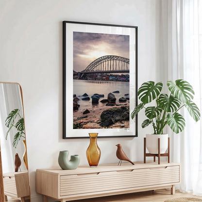 Nijmegen Klassiek fotoposter in zwarte lijst - Kleur