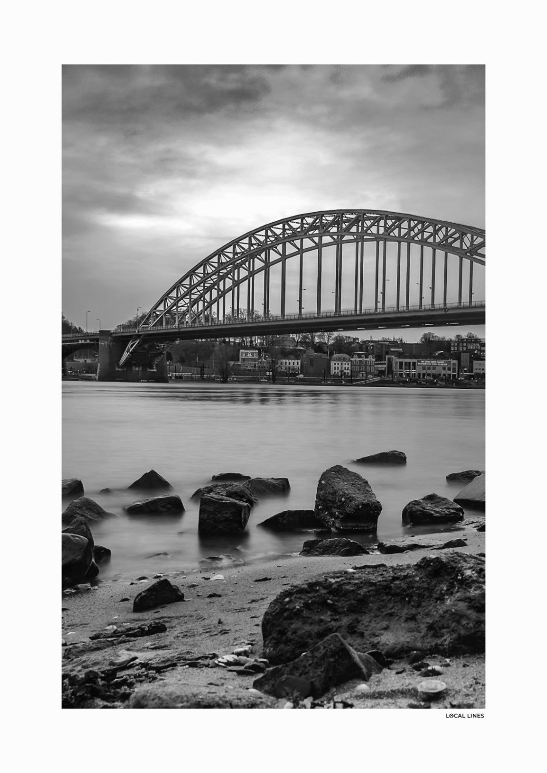 Nijmegen Klassiek fotoposter zonder lijst - Zwart-Wit