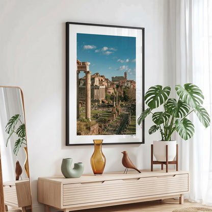 Rome Klassiek fotoposter in zwarte lijst - Kleur