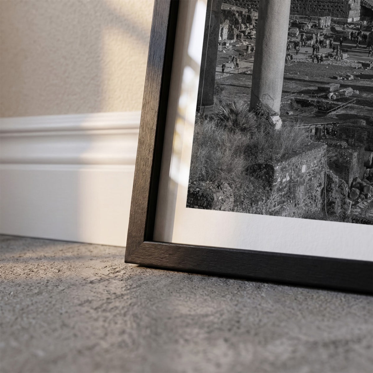 Detail van Rome Klassiek fotoposter en lijst - Zwart-Wit