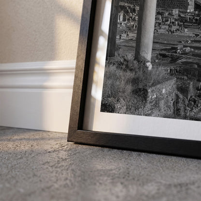 Detail van Rome Klassiek fotoposter en lijst - Zwart-Wit
