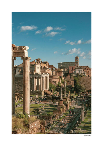 Rome Klassiek fotoposter zonder lijst - Kleur