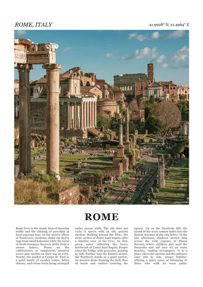 Rome Fotoposter – Kleur