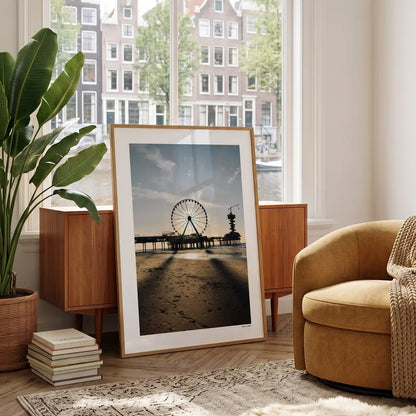 Scheveningen Klassiek fotoposter in woonkamer interieur - Kleur
