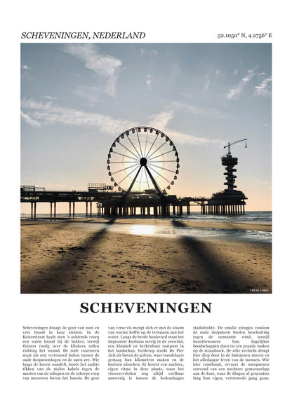 Scheveningen Fotoposter – Kleur