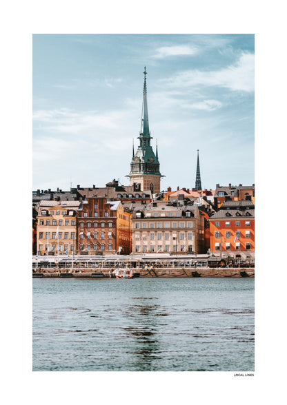 Stockholm Klassiek fotoposter zonder lijst - Kleur