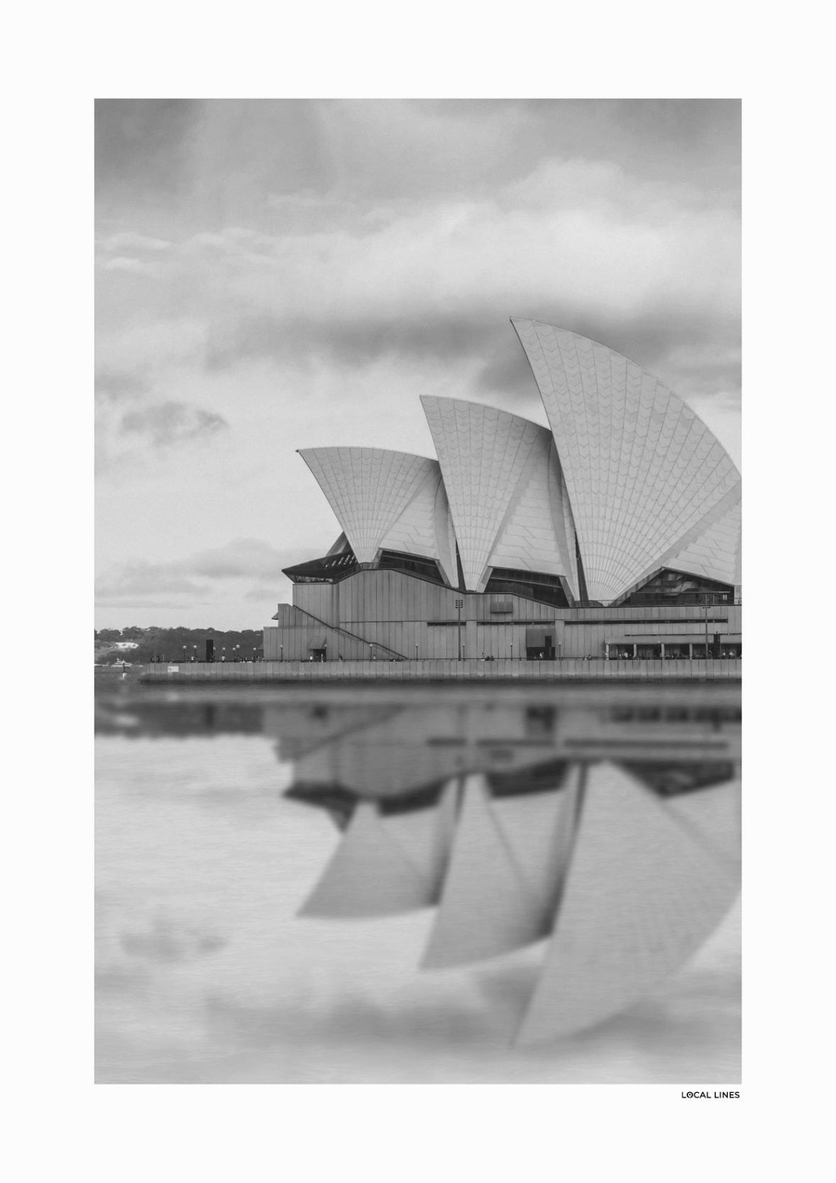 Sydney Klassiek fotoposter zonder lijst - Zwart-Wit