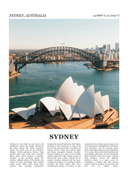 Sydney Fotoposter – Kleur
