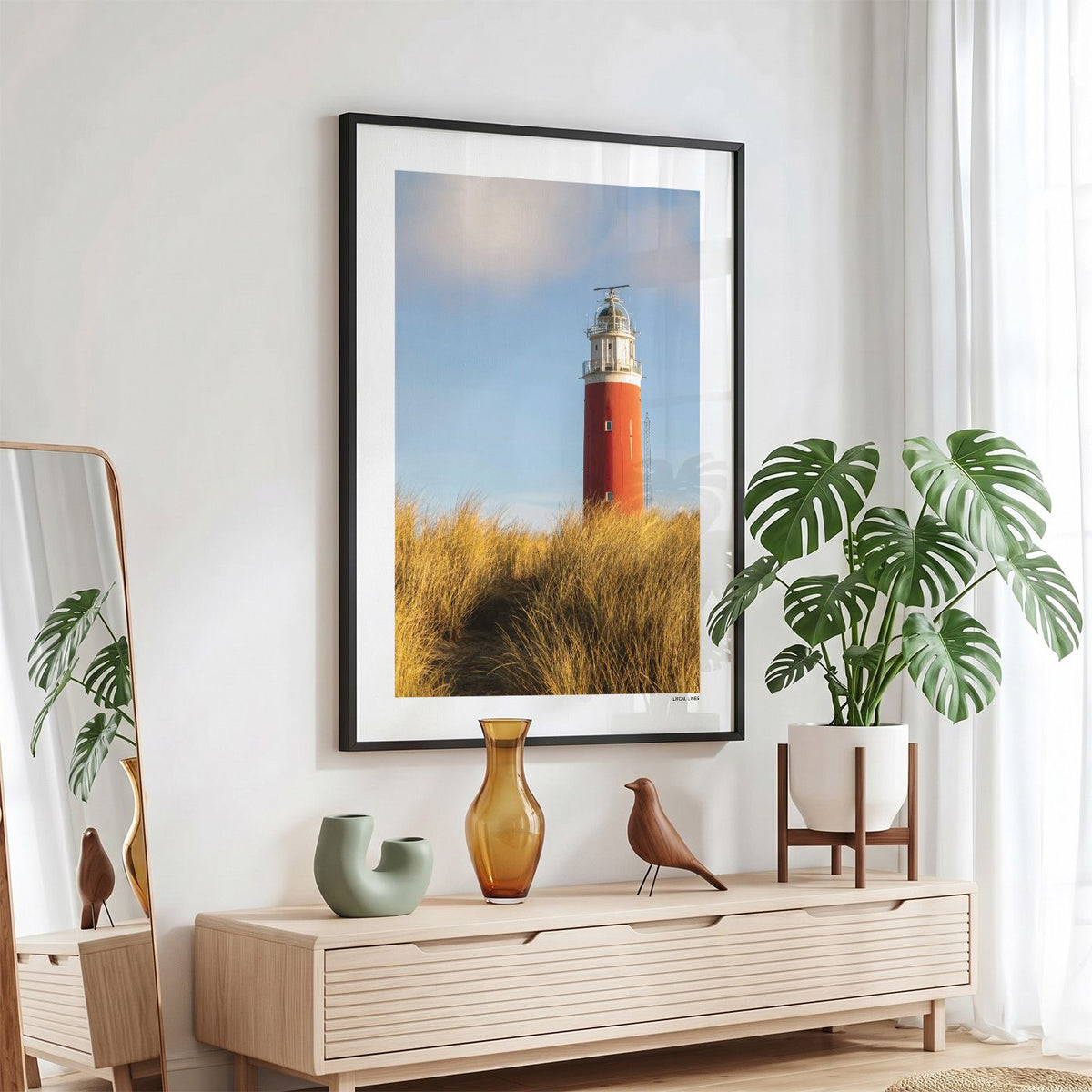 Texel Klassiek fotoposter in zwarte lijst - Kleur