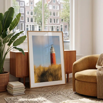 Texel Klassiek fotoposter in woonkamer interieur - Kleur
