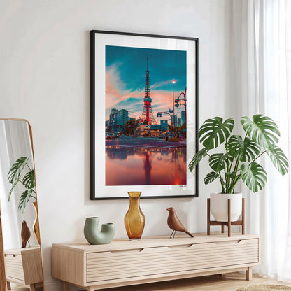 Tokio Klassiek fotoposter in zwarte lijst - Kleur