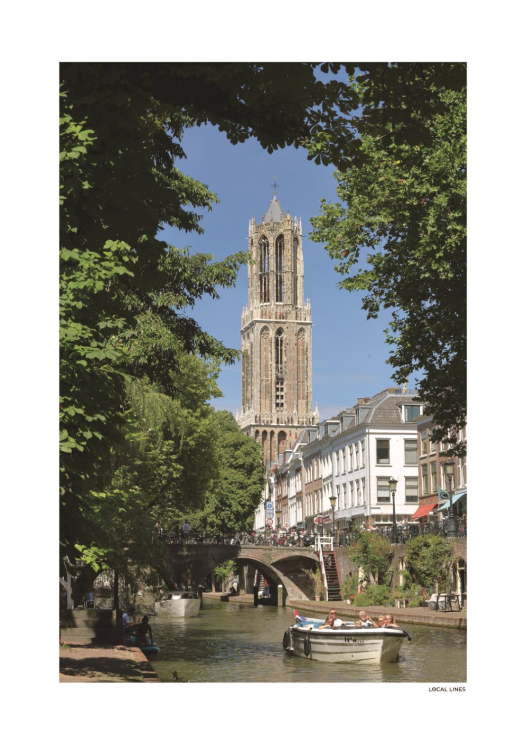 Utrecht Domtoren fotoposter zonder lijst - Kleur