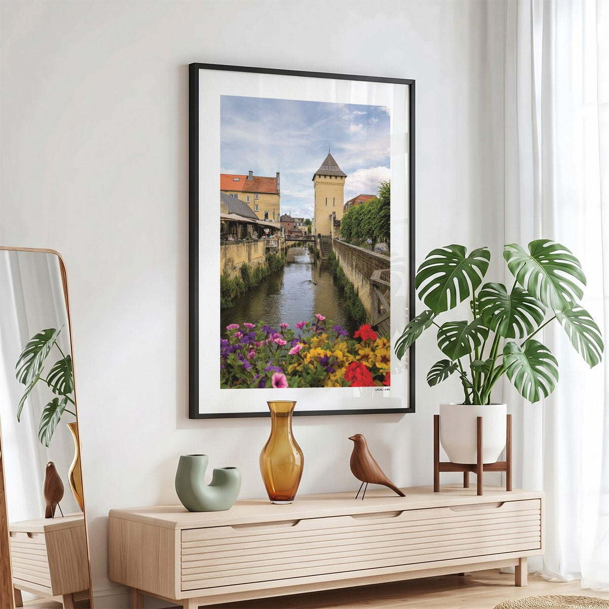 Valkenburg Klassiek fotoposter in zwarte lijst - Kleur
