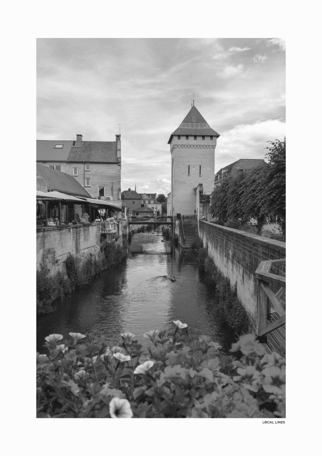Valkenburg Klassiek fotoposter zonder lijst - Zwart-Wit
