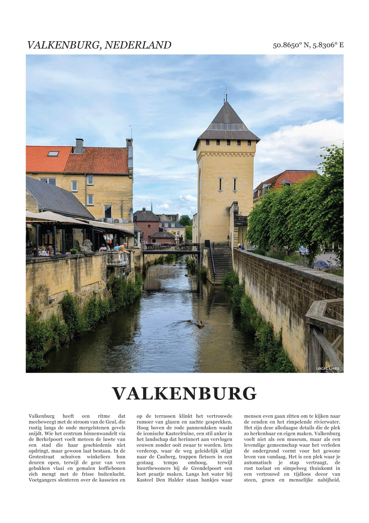 Valkenburg Fotoposter – Kleur