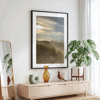 Zandvoort Klassiek fotoposter in zwarte lijst - Kleur
