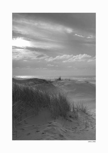 Zandvoort Klassiek fotoposter zonder lijst - Zwart-Wit
