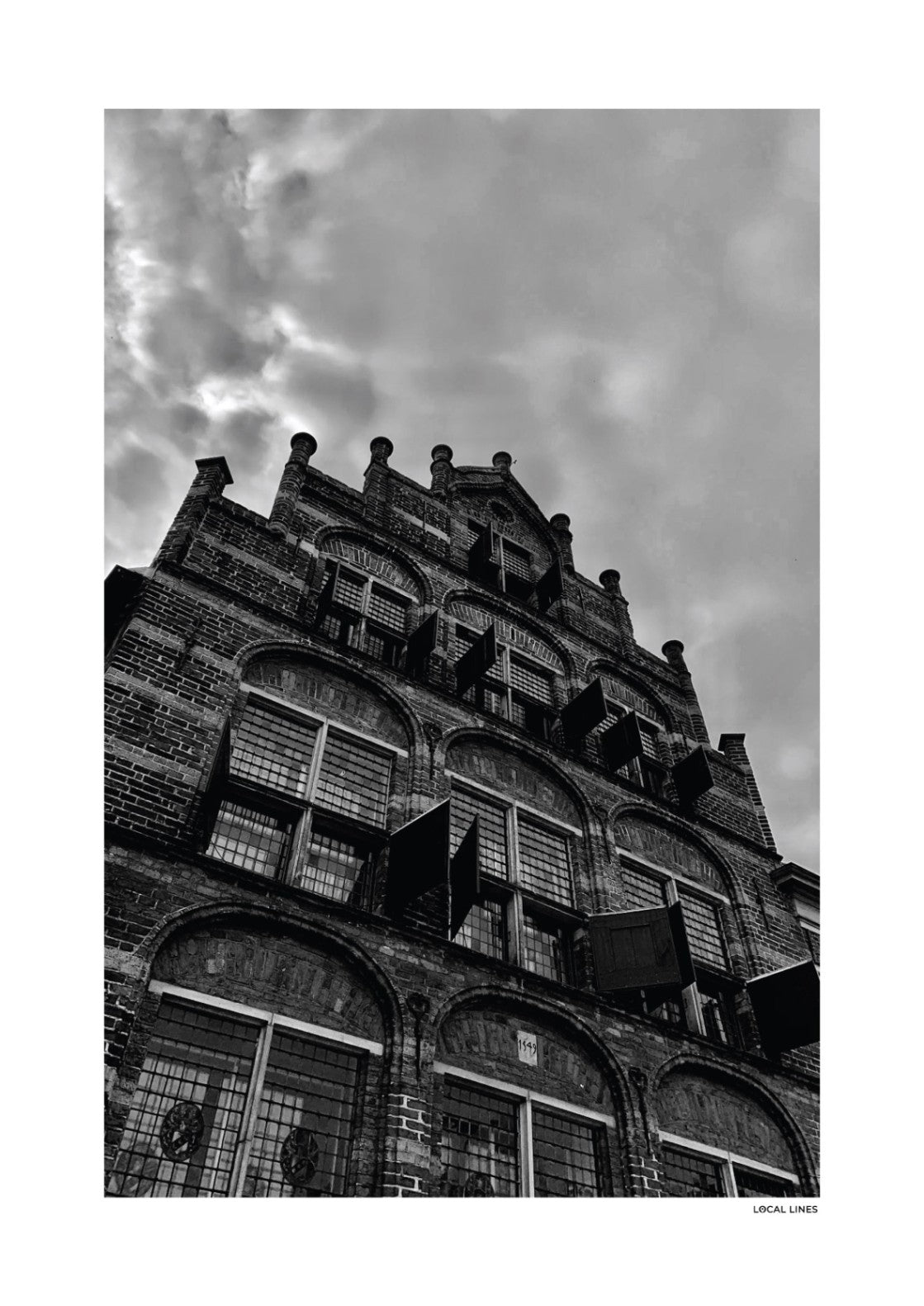 Zutphen Poster in Zwart-Wit
