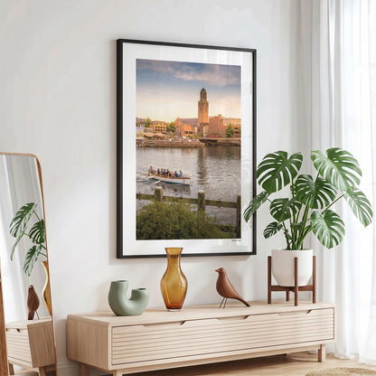 Zwolle Klassiek fotoposter in zwarte lijst - Kleur
