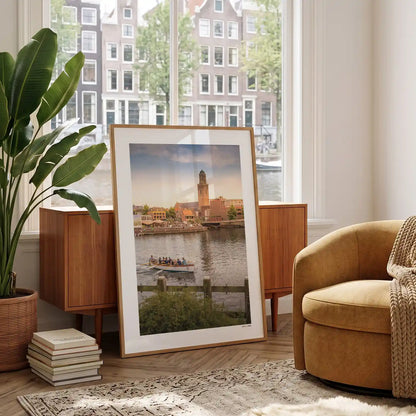 Zwolle Klassiek fotoposter in woonkamer interieur - Kleur