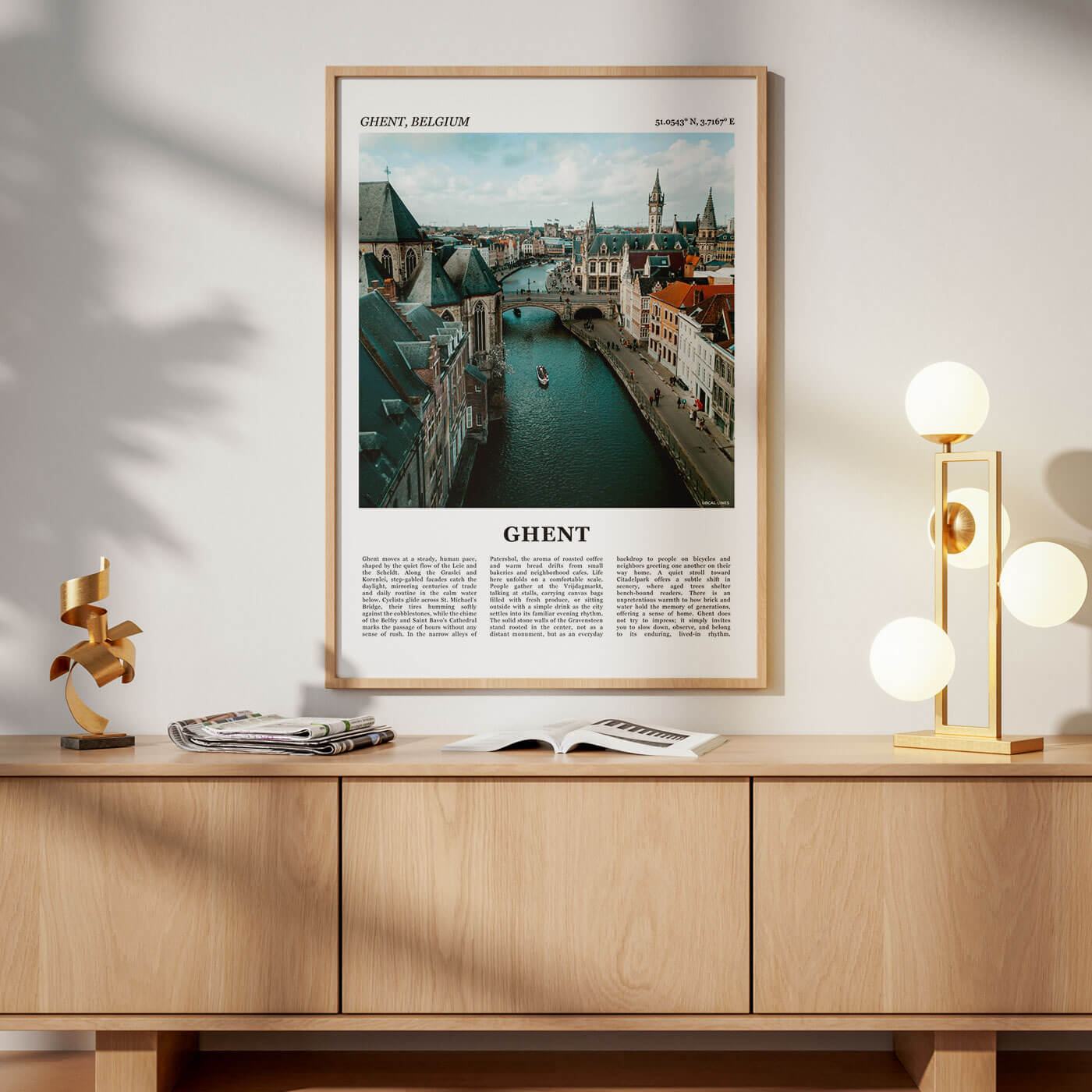Gent Fotoposter – Kleur