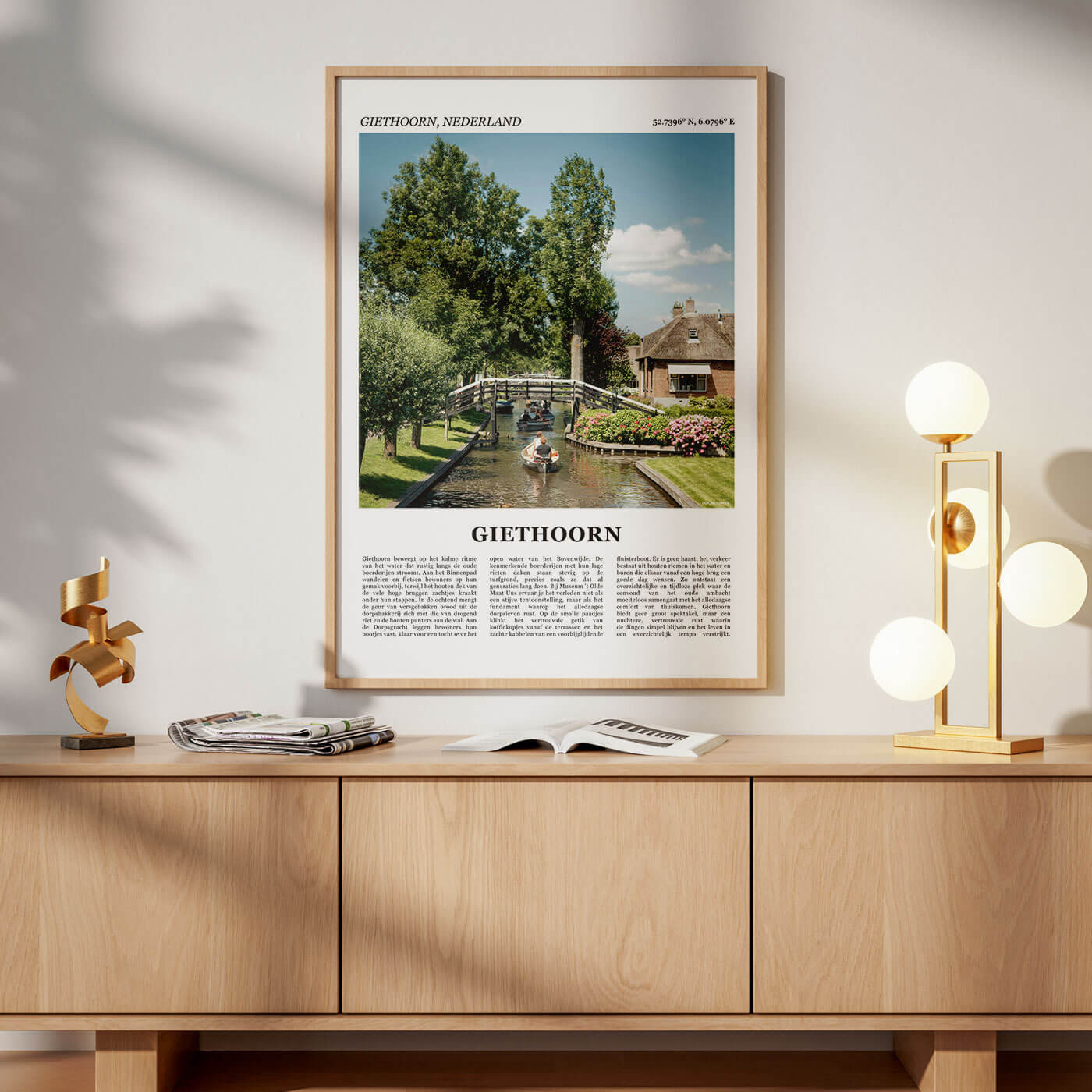 Giethoorn Fotoposter – Kleur