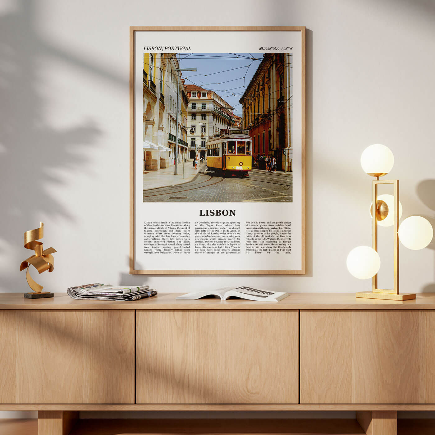 Lissabon Fotoposter – Kleur