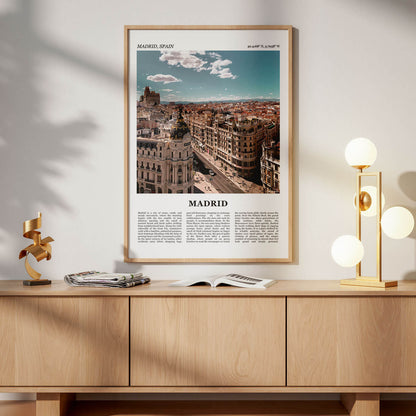 Madrid Fotoposter – Kleur