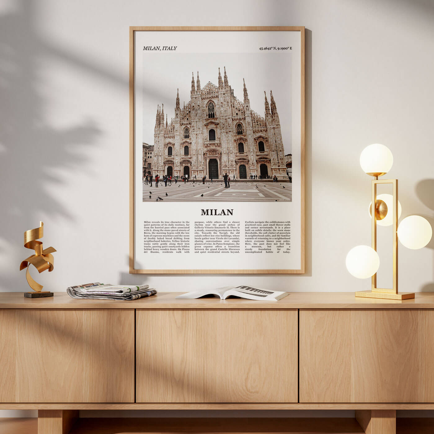 Milaan Fotoposter – Kleur