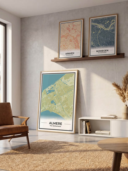 Plattegrond Almere Arnhem Nijmegen in Woonkamer Algemeen