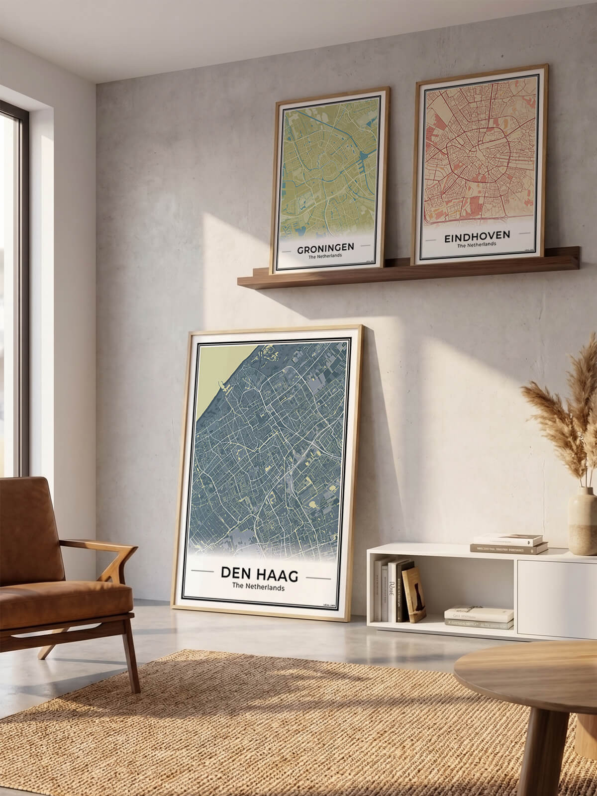 Plattegrond Den Haag voor in woonkamer Algemeen