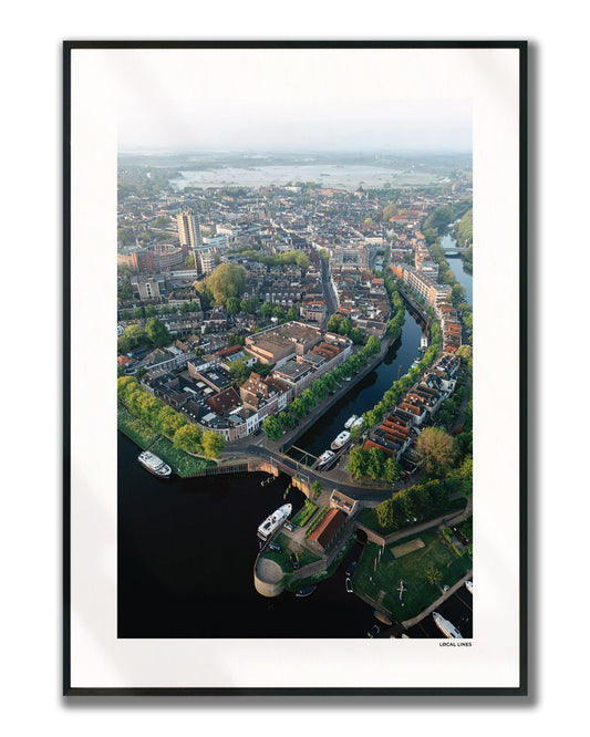 Den Bosch Klassiek fotoposter verticaal ingelijst - Kleur