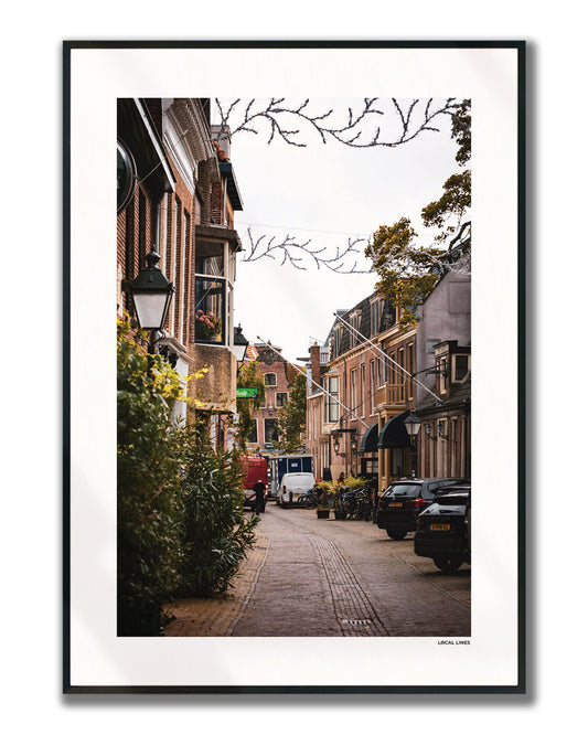 Leeuwarden Klassiek fotoposter verticaal ingelijst - Kleur