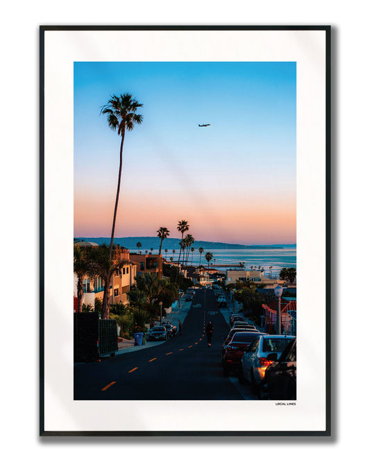 Los Angeles Klassiek fotoposter verticaal ingelijst - Kleur