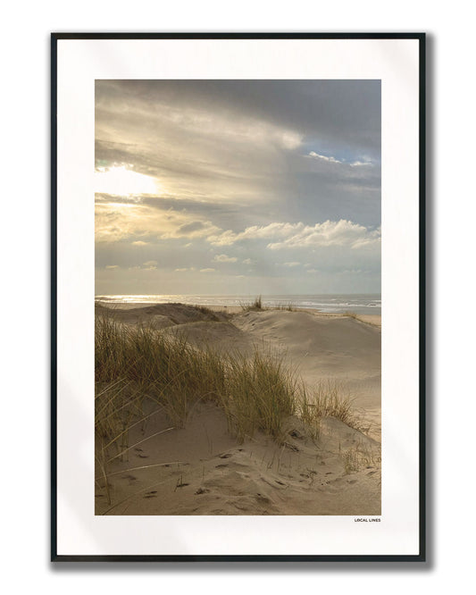 Zandvoort Klassiek fotoposter verticaal ingelijst - Kleur