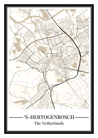 's-Hertogenbosch - Poster Warm Sand