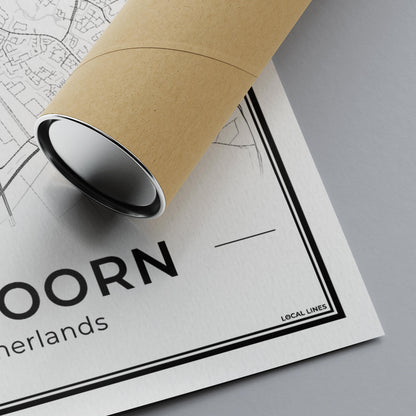 Plattegrond Apeldoorn Detail van Papierkwaliteit Algemeen
