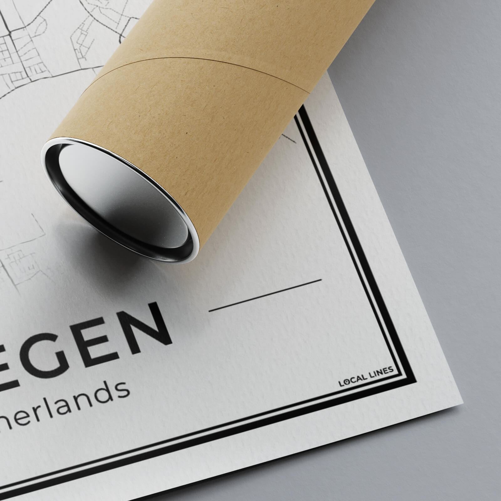Plattegrond Nijmegen papierkwaliteit Algemeen