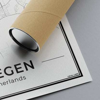 Plattegrond Nijmegen papierkwaliteit Algemeen